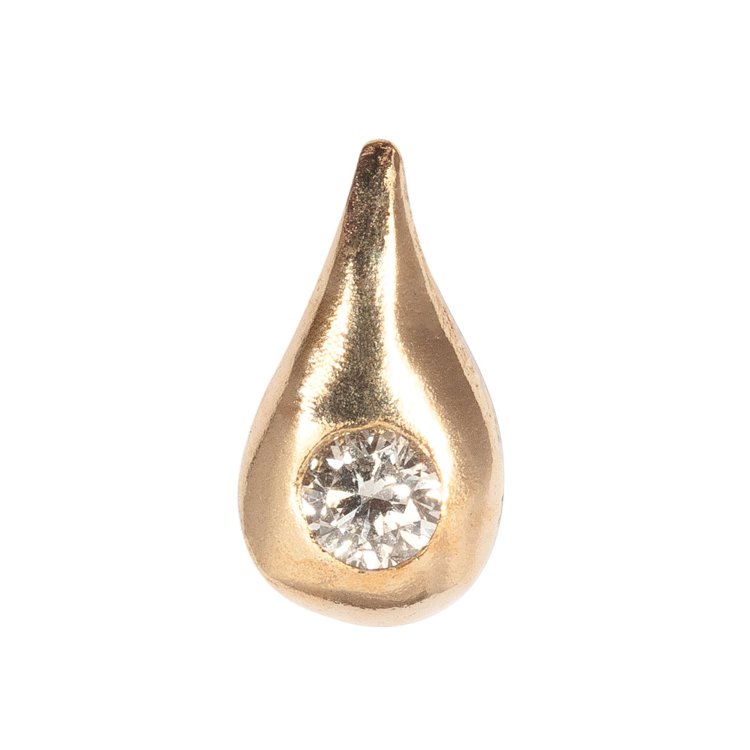 Diamond Teardrop Tooth Gem