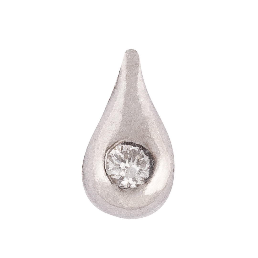 Diamond Teardrop Tooth Gem