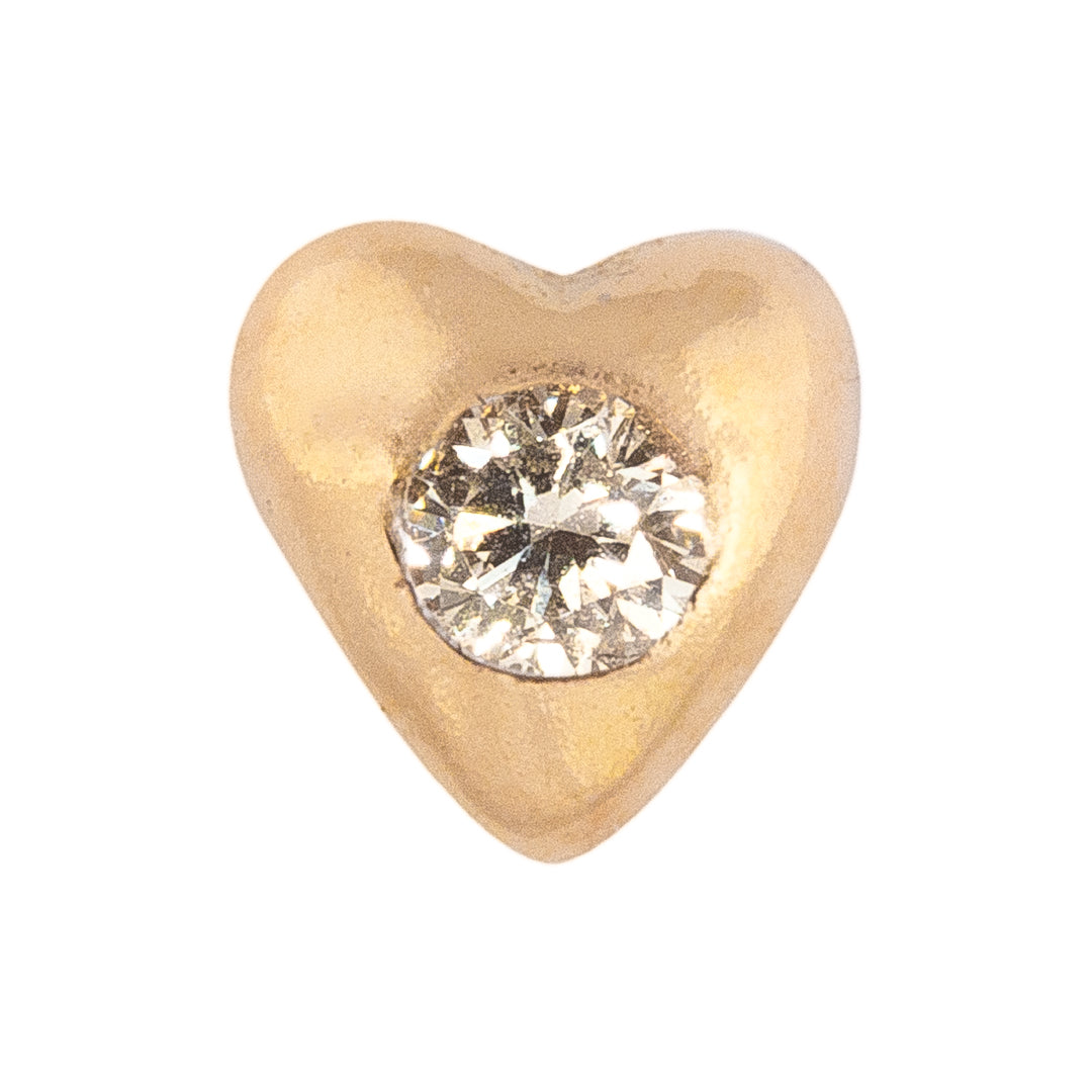 Diamond Heart Tooth Gem