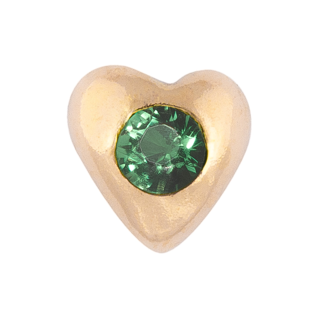 Emerald Heart Tooth Gem