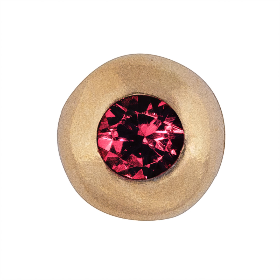 Ruby Round Tooth Gem