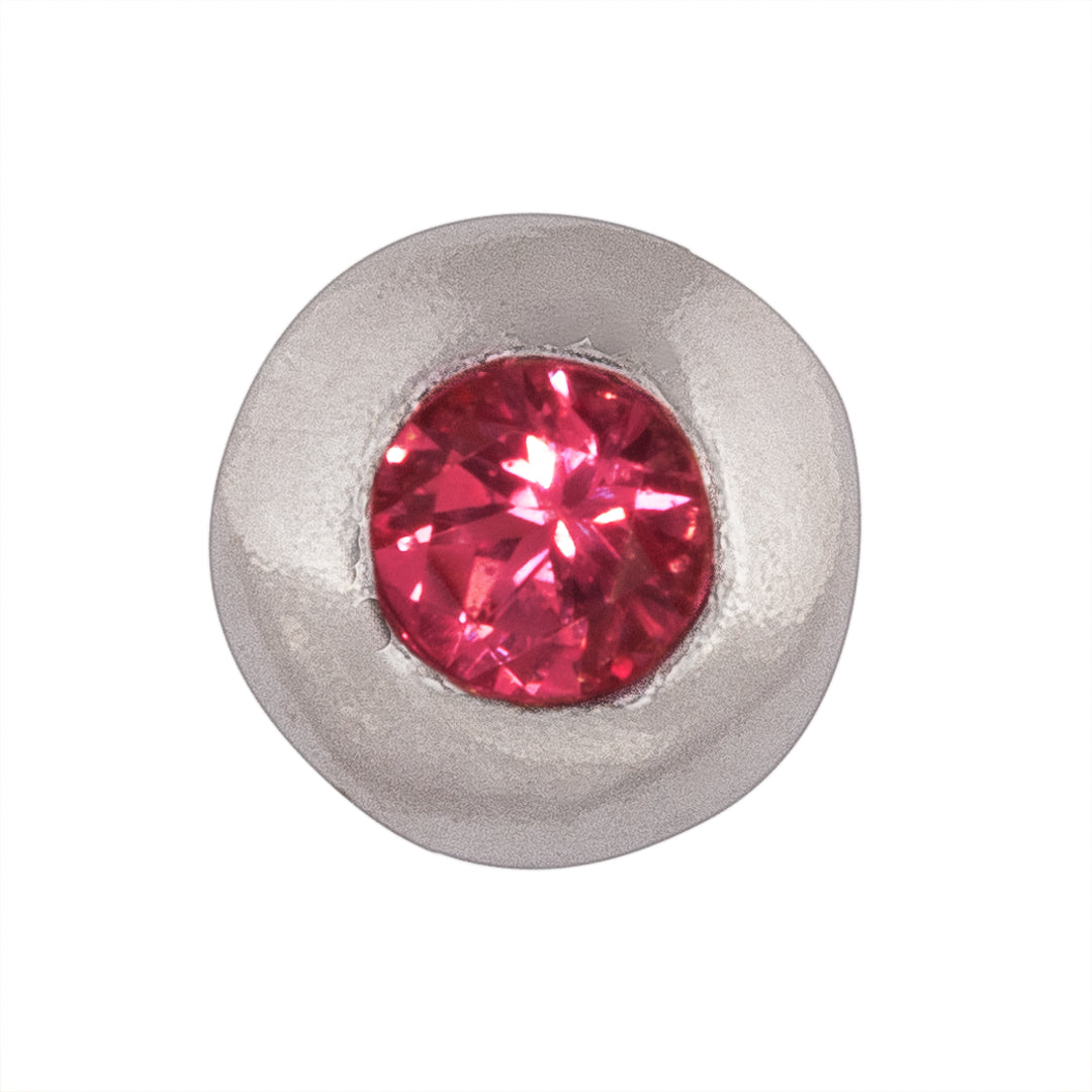 Ruby Round Tooth Gem