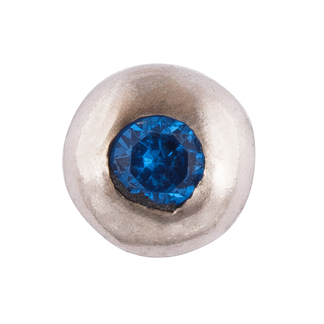 Sapphire Round Tooth Gem