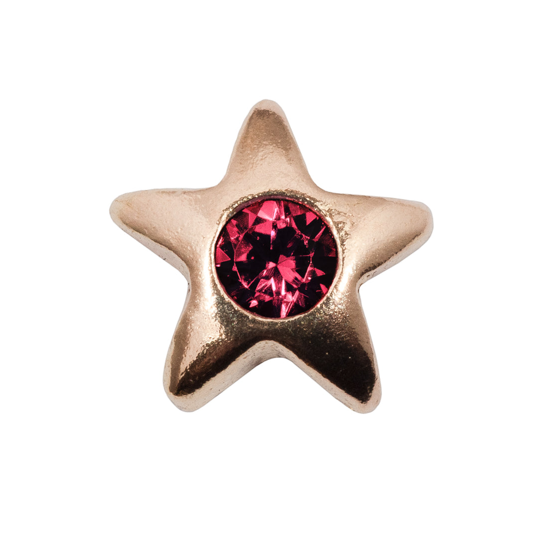 Ruby Star Tooth Gem