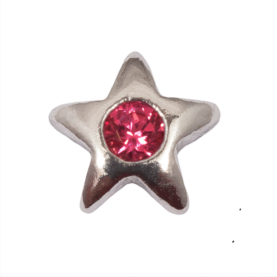 Ruby Star Tooth Gem